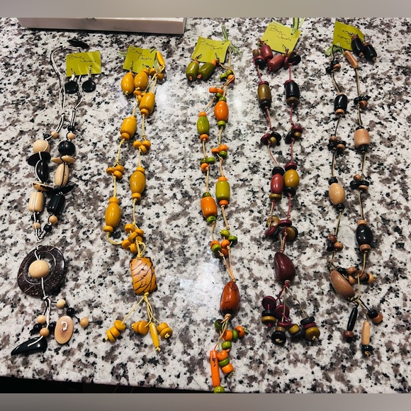 Tagua necklace set - Picture 2 of 2